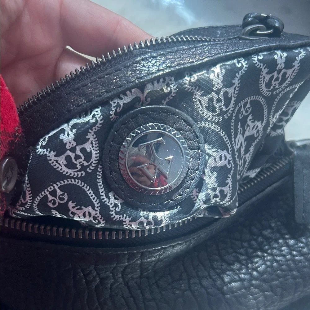 Thomas Wylde Black Textured Leather Clutch - Picture 6 of 6